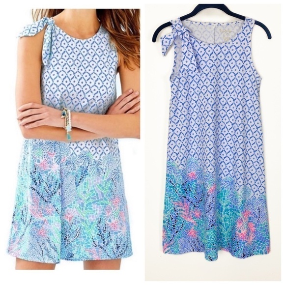 Lilly Pulitzer Dresses & Skirts - LILLY PULITZER Luella Swing Dress in Sea la Vie Size XXS summer Beach tropical